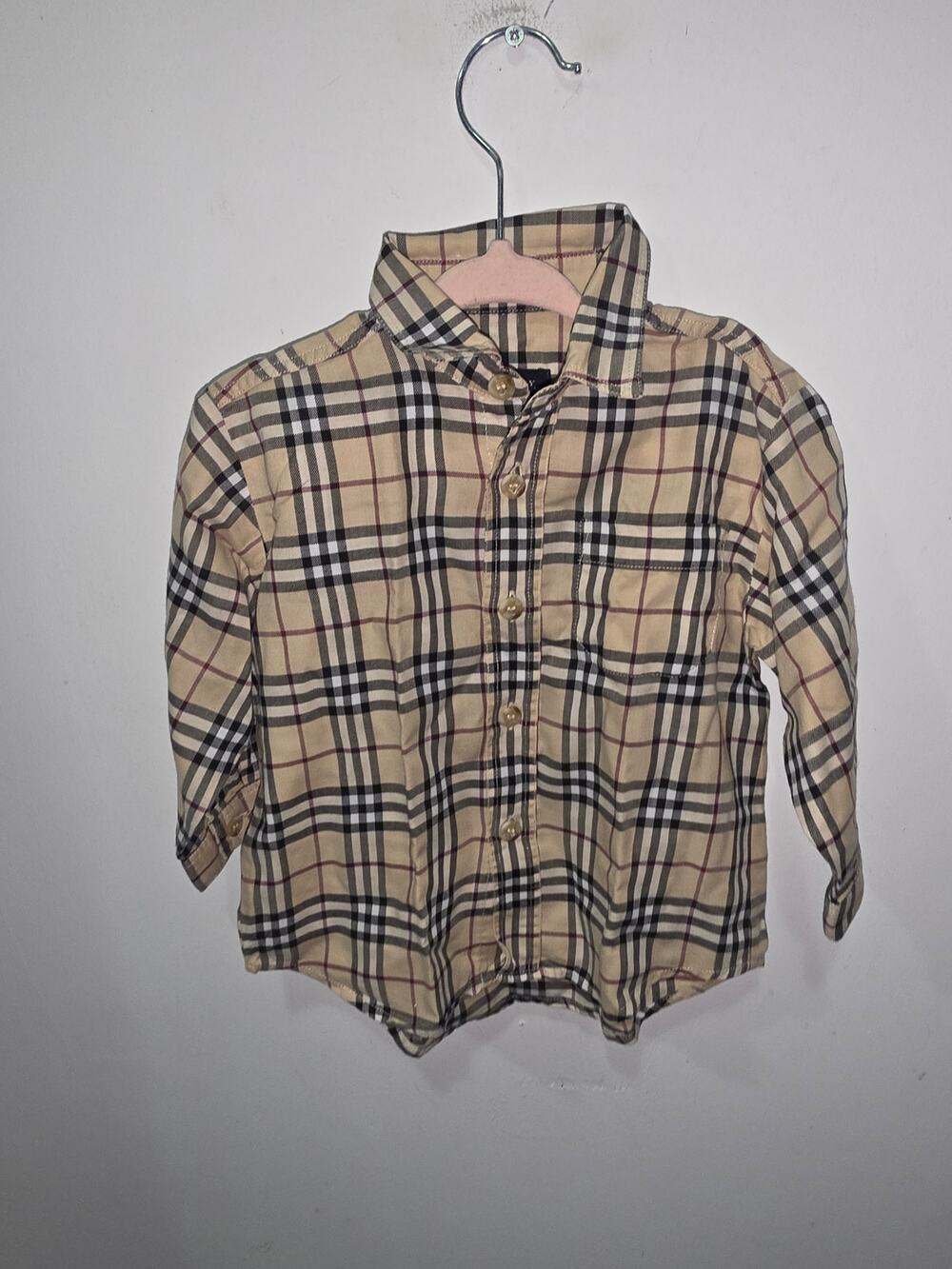 Burberry baby toddler shirt 12m